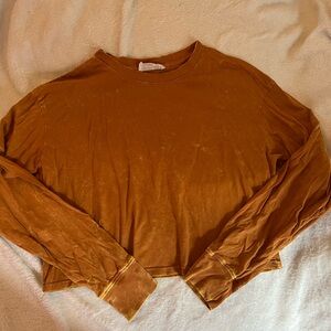 Urban outfitters long sleeve crop top